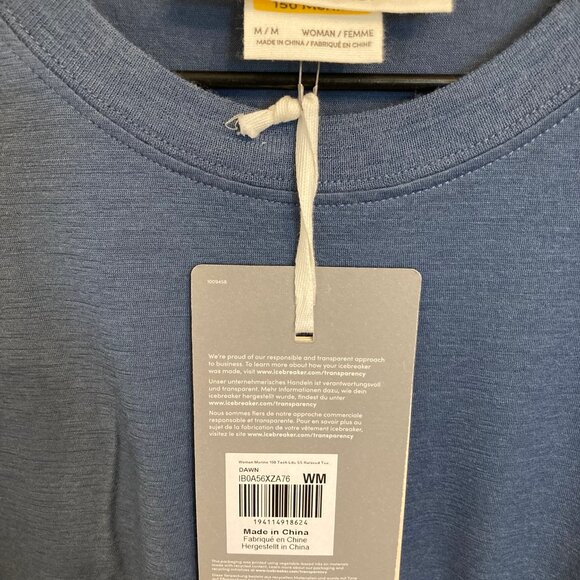 Brand New Icebreaker W Tech Lite Relaxes Tee size M - Picture 4 of 4